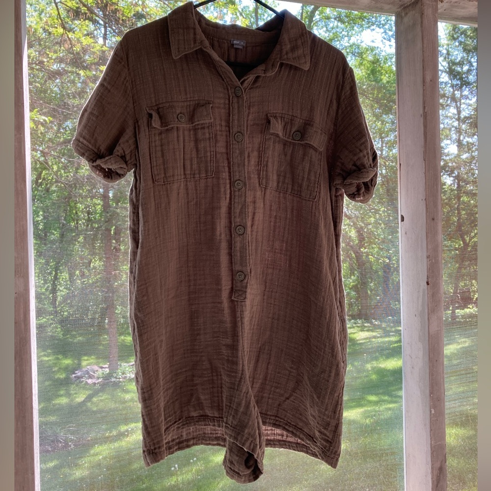 Aerie Linen Romper